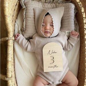 Konges Slojd sz 12-18mo Wool Knit Cat Hat Helmet